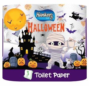Halloween print bath tissue